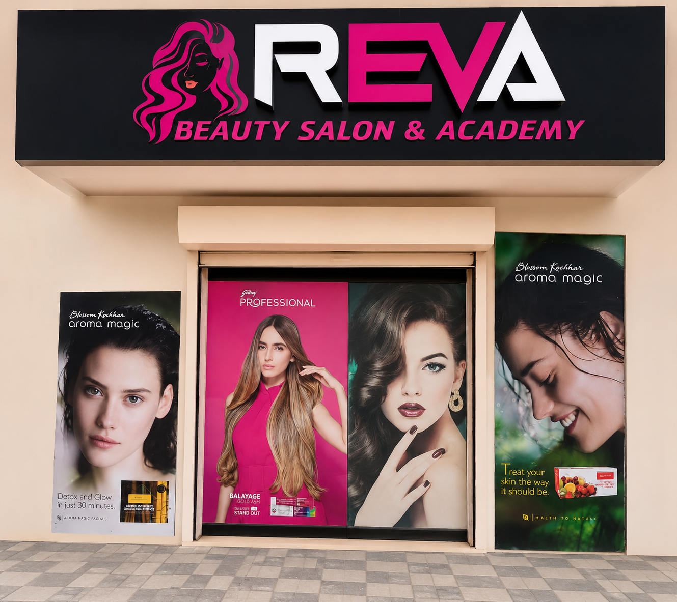 Reva's Beauty Salon luxury interior